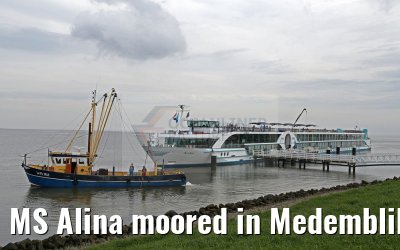 MS Alina moored in Medemblik, Netherlands 04.04.2016 MS Alina moored in Medemblik, Netherlands 04.04.2016
