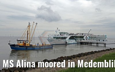 MS Alina moored in Medemblik, Netherlands 04.04.2016 MS Alina moored in Medemblik, Netherlands 04.04.2016