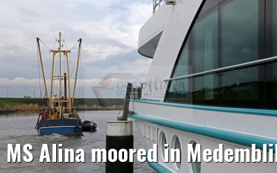 MS Alina moored in Medemblik, Netherlands 04.04.2016 MS Alina moored in Medemblik, Netherlands 04.04.2016