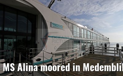 MS Alina moored in Medemblik, Netherlands 04.04.2016 MS Alina moored in Medemblik, Netherlands 04.04.2016