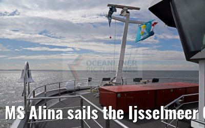 MS Alina sails the Ijsselmeer 04.04.2016 MS Alina sails the Ijsselmeer 04.04.2016