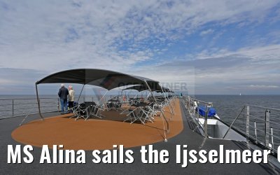 MS Alina sails the Ijsselmeer 04.04.2016 MS Alina sails the Ijsselmeer 04.04.2016