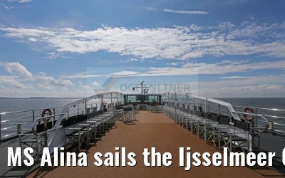 MS Alina sails the Ijsselmeer 04.04.2016 MS Alina sails the Ijsselmeer 04.04.2016