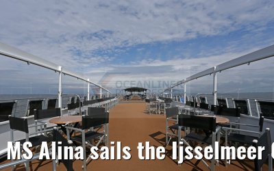 MS Alina sails the Ijsselmeer 04.04.2016 MS Alina sails the Ijsselmeer 04.04.2016