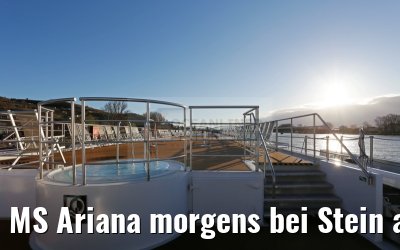 MS Ariana morgens bei Stein an der Donau 03.04.2015 MS Ariana morgens bei Stein an der Donau 03.04.2015
