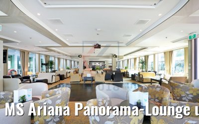 MS Ariana Panorama-Lounge und Tanzfläche MS Ariana Panorama-Lounge und Tanzfläche