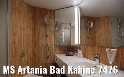 MS Artania Bad Kabine 7476 MS Artania Bad Kabine 7476