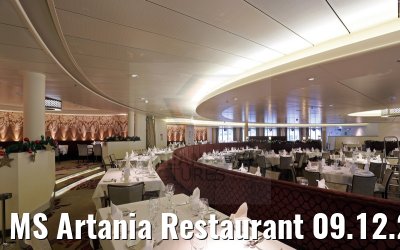 MS Artania Restaurant 09.12.2014 MS Artania Restaurant 09.12.2014