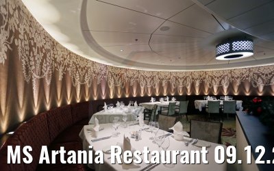 MS Artania Restaurant 09.12.2014 MS Artania Restaurant 09.12.2014