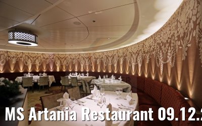 MS Artania Restaurant 09.12.2014 MS Artania Restaurant 09.12.2014
