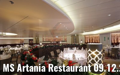 MS Artania Restaurant 09.12.2014 MS Artania Restaurant 09.12.2014