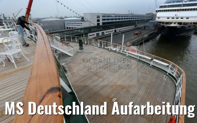 MS Deutschland Aufarbeitung Teakholz Deck 8 MS Deutschland Aufarbeitung Teakholz Deck 8