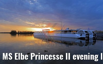 MS Elbe Princesse II evening light 03.04.2018 MS Elbe Princesse II evening light 03.04.2018