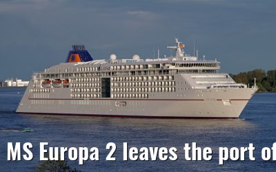 MS Europa 2 leaves the port of Hamburg on May 11, 2013 MS Europa 2 leaves the port of Hamburg on May 11, 2013