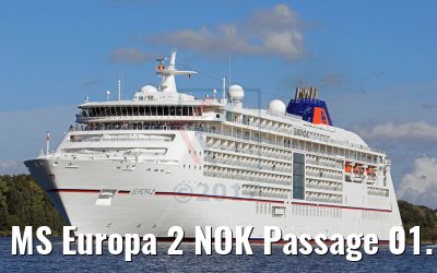 MS Europa 2 NOK Passage 01.10.2017 MS Europa 2 NOK Passage 01.10.2017