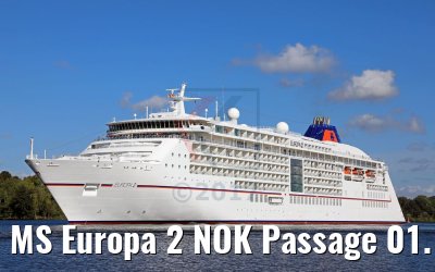 MS Europa 2 NOK Passage 01.10.2017 MS Europa 2 NOK Passage 01.10.2017