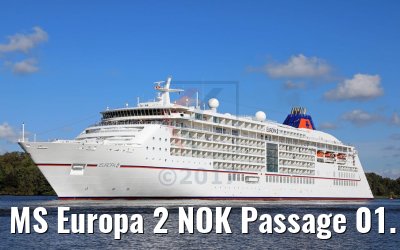 MS Europa 2 NOK Passage 01.10.2017 MS Europa 2 NOK Passage 01.10.2017