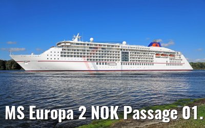 MS Europa 2 NOK Passage 01.10.2017 MS Europa 2 NOK Passage 01.10.2017