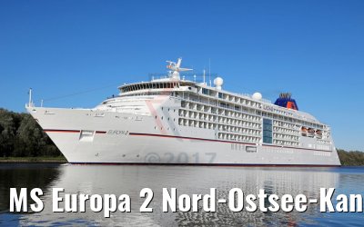 MS Europa 2 Nord-Ostsee-Kanal Passage 01.10.2017 MS Europa 2 Nord-Ostsee-Kanal Passage 01.10.2017