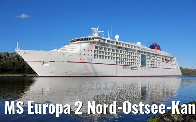 MS Europa 2 Nord-Ostsee-Kanal Passage 01.10.2017 MS Europa 2 Nord-Ostsee-Kanal Passage 01.10.2017
