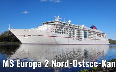 MS Europa 2 Nord-Ostsee-Kanal Passage 01.10.2017 MS Europa 2 Nord-Ostsee-Kanal Passage 01.10.2017
