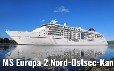 MS Europa 2 Nord-Ostsee-Kanal Passage 01.10.2017 MS Europa 2 Nord-Ostsee-Kanal Passage 01.10.2017