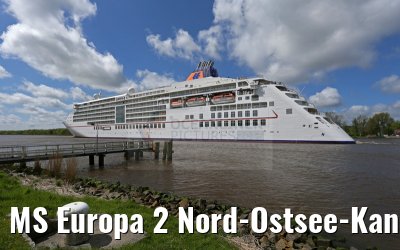 MS Europa 2 Nord-Ostsee-Kanal Passage 07. Mai 2015 MS Europa 2 Nord-Ostsee-Kanal Passage 07. Mai 2015