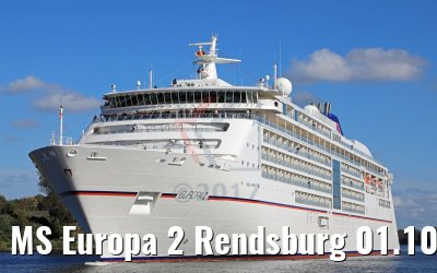 MS Europa 2 Rendsburg 01.10.2017 MS Europa 2 Rendsburg 01.10.2017