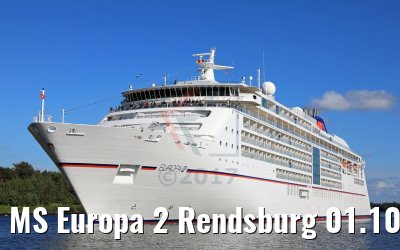 MS Europa 2 Rendsburg 01.10.2017 MS Europa 2 Rendsburg 01.10.2017