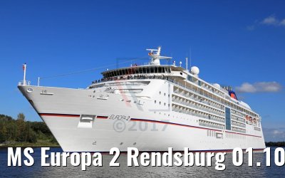 MS Europa 2 Rendsburg 01.10.2017 MS Europa 2 Rendsburg 01.10.2017