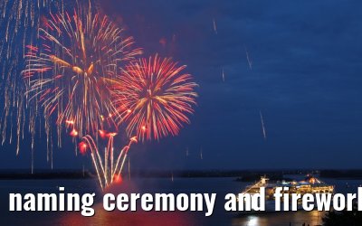 naming ceremony and fireworks MS Europa 2, 10. May 2013 in Hamburg-Blankenese naming ceremony and fireworks MS Europa 2, 10. May 2013 in Hamburg-Blankenese