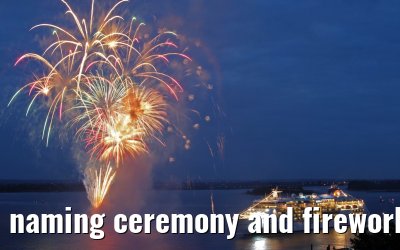 naming ceremony and fireworks MS Europa 2, 10. May 2013 in Hamburg-Blankenese naming ceremony and fireworks MS Europa 2, 10. May 2013 in Hamburg-Blankenese
