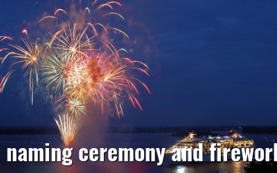 naming ceremony and fireworks MS Europa 2, 10. May 2013 in Hamburg-Blankenese naming ceremony and fireworks MS Europa 2, 10. May 2013 in Hamburg-Blankenese