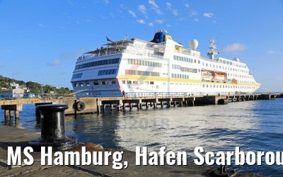MS Hamburg, Hafen Scarborough, Tobago 09.02.2018 MS Hamburg, Hafen Scarborough, Tobago 09.02.2018