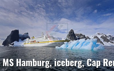 MS Hamburg, iceberg, Cap Renard, Una Peaks, Antarctic 10.01.2017 MS Hamburg, iceberg, Cap Renard, Una Peaks, Antarctic 10.01.2017