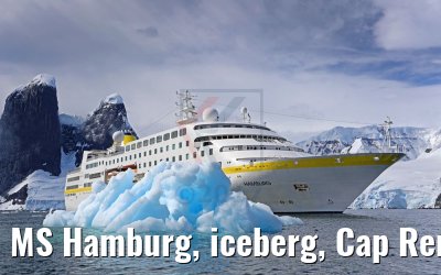 MS Hamburg, iceberg, Cap Renard, Una Peaks, Antarctic 10.01.2017 MS Hamburg, iceberg, Cap Renard, Una Peaks, Antarctic 10.01.2017