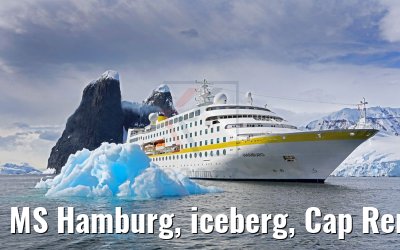 MS Hamburg, iceberg, Cap Renard, Una Peaks, Antarctic 10.01.2017 MS Hamburg, iceberg, Cap Renard, Una Peaks, Antarctic 10.01.2017