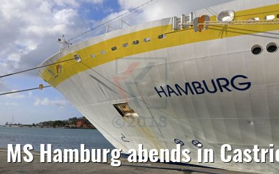 MS Hamburg abends in Castries, St. Lucia 14.02.2018 MS Hamburg abends in Castries, St. Lucia 14.02.2018