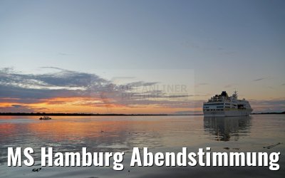MS Hamburg Abendstimmung vor Leticia am Amazonas 09.01.2015 MS Hamburg Abendstimmung vor Leticia am Amazonas 09.01.2015