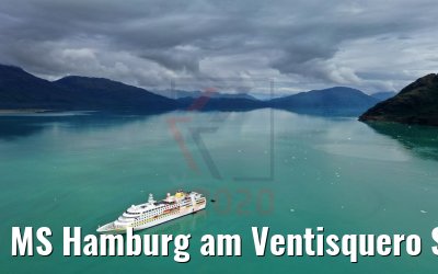 MS Hamburg am Ventisquero Skua Gletscher, Patagonien, Chile 05.02.2020 MS Hamburg am Ventisquero Skua Gletscher, Patagonien, Chile 05.02.2020