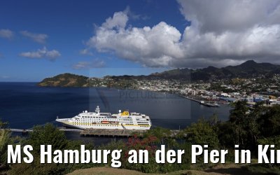 MS Hamburg an der Pier in Kingstown St. Vincent 25.01.2015 MS Hamburg an der Pier in Kingstown St. Vincent 25.01.2015