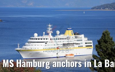 MS Hamburg anchors in La Baie, Québec, Canada MS Hamburg anchors in La Baie, Québec, Canada