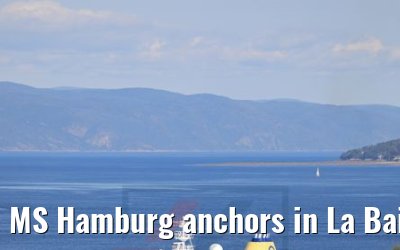 MS Hamburg anchors in La Baie, Québec, Canada MS Hamburg anchors in La Baie, Québec, Canada