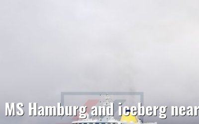 MS Hamburg and iceberg near Sarqaq, Greenland MS Hamburg and iceberg near Sarqaq, Greenland