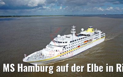 MS Hamburg auf der Elbe in Richtung Hamburg 07.05.2019 MS Hamburg auf der Elbe in Richtung Hamburg 07.05.2019