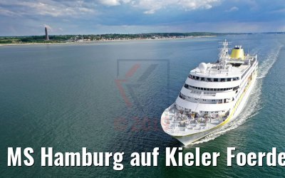 MS Hamburg auf Kieler Foerde vor Laboe 13.06.2019 MS Hamburg auf Kieler Foerde vor Laboe 13.06.2019
