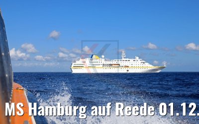 MS Hamburg auf Reede 01.12.2017 MS Hamburg auf Reede 01.12.2017