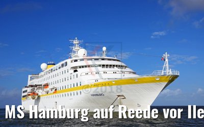 MS Hamburg auf Reede vor Ile Royale 07.02.2018 MS Hamburg auf Reede vor Ile Royale 07.02.2018