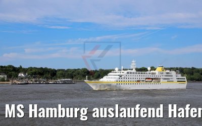 MS Hamburg auslaufend Hafen Hamburg 25.05.2018 MS Hamburg auslaufend Hafen Hamburg 25.05.2018