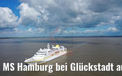 MS Hamburg bei Glückstadt auf der Elbe 07.05.2019 MS Hamburg bei Glückstadt auf der Elbe 07.05.2019
